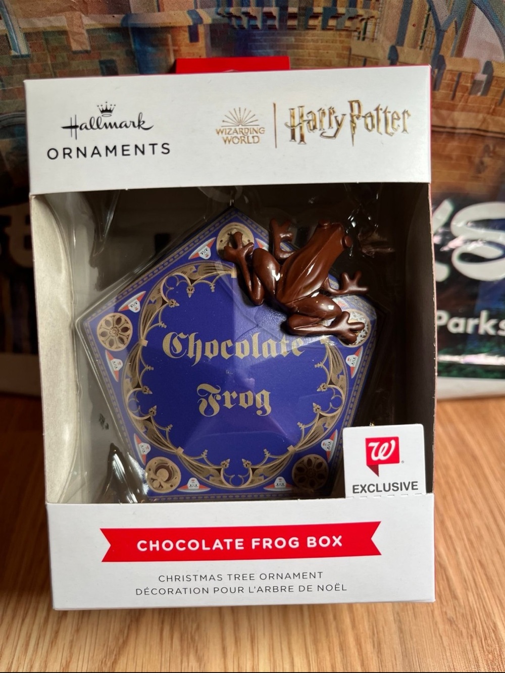 Hallmark Harry Potter Chocolate Frog Box Ornament New